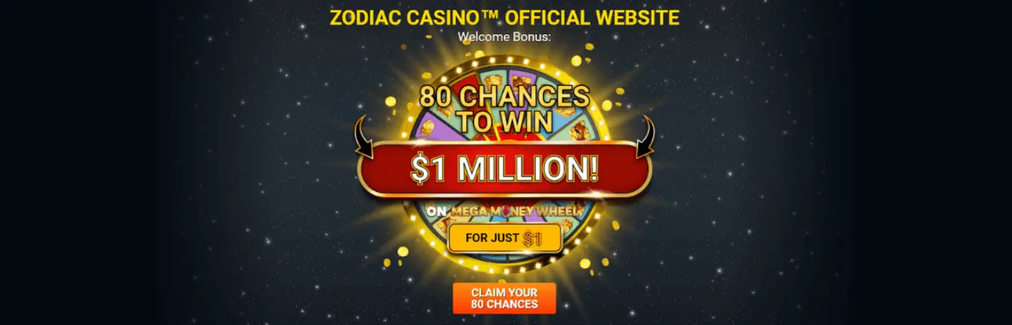 Zodiac Casino bonus