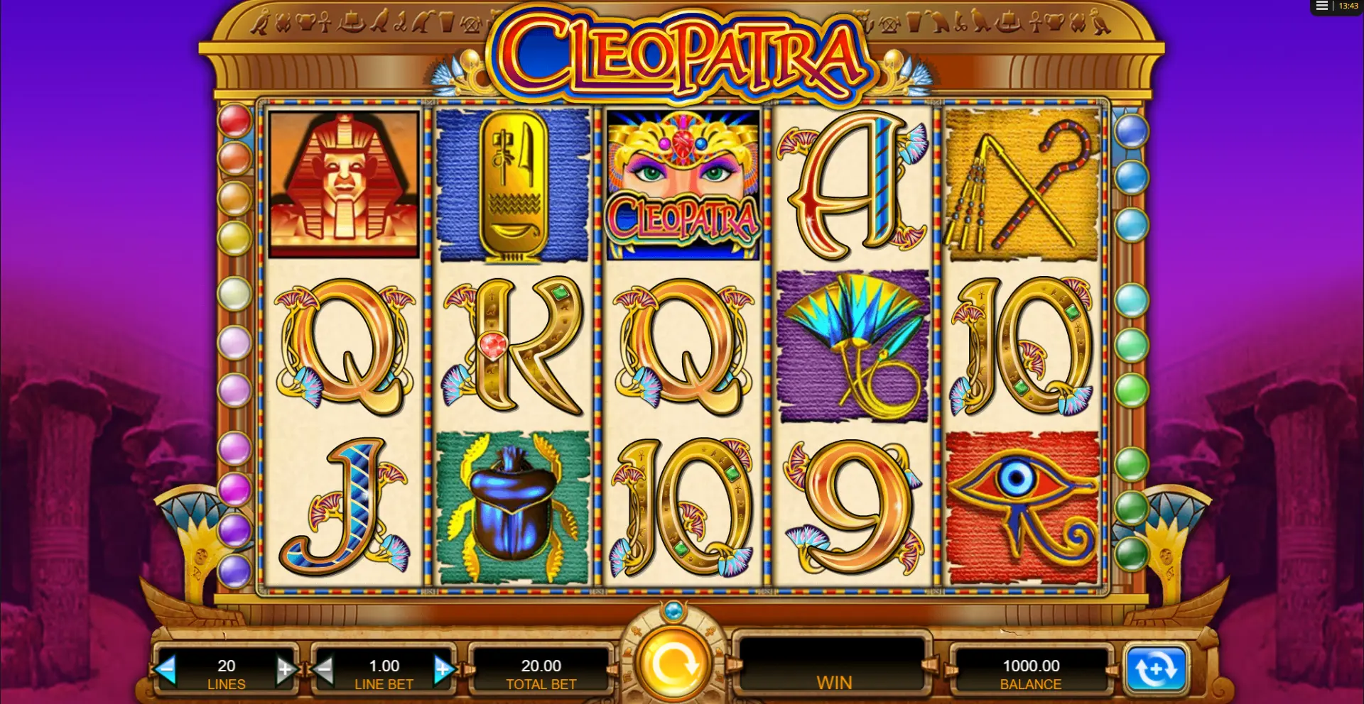 Cleopatra game bonus