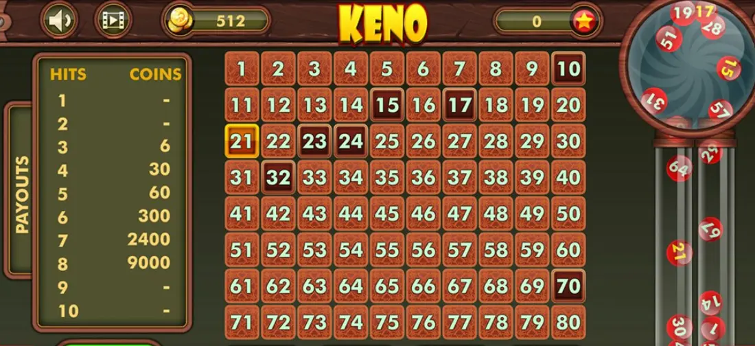 How to play Keno