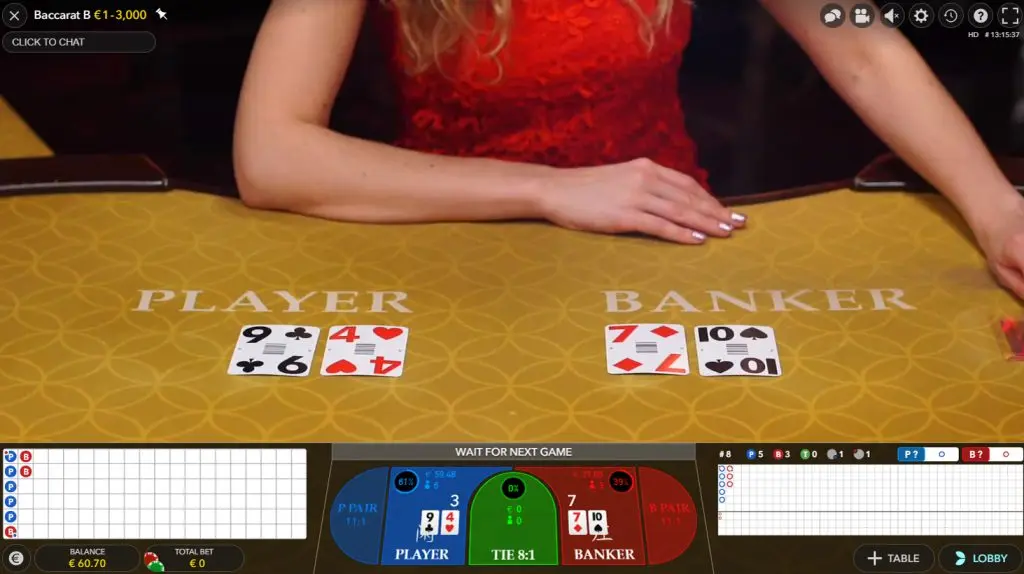 Baccarat online strategy