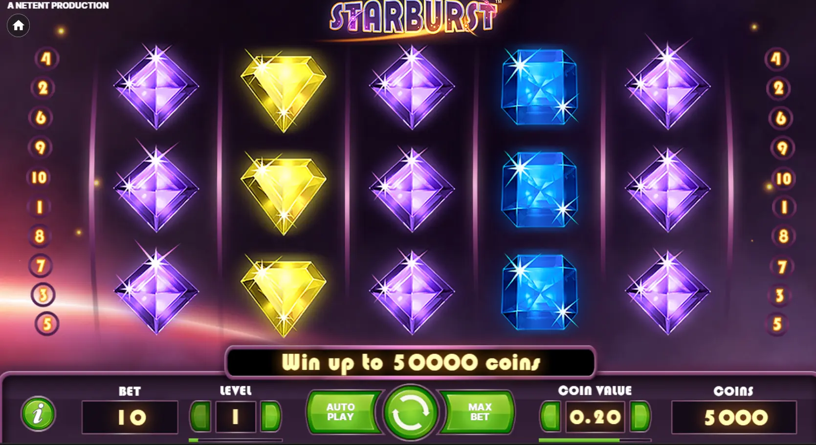 Starburst casino game