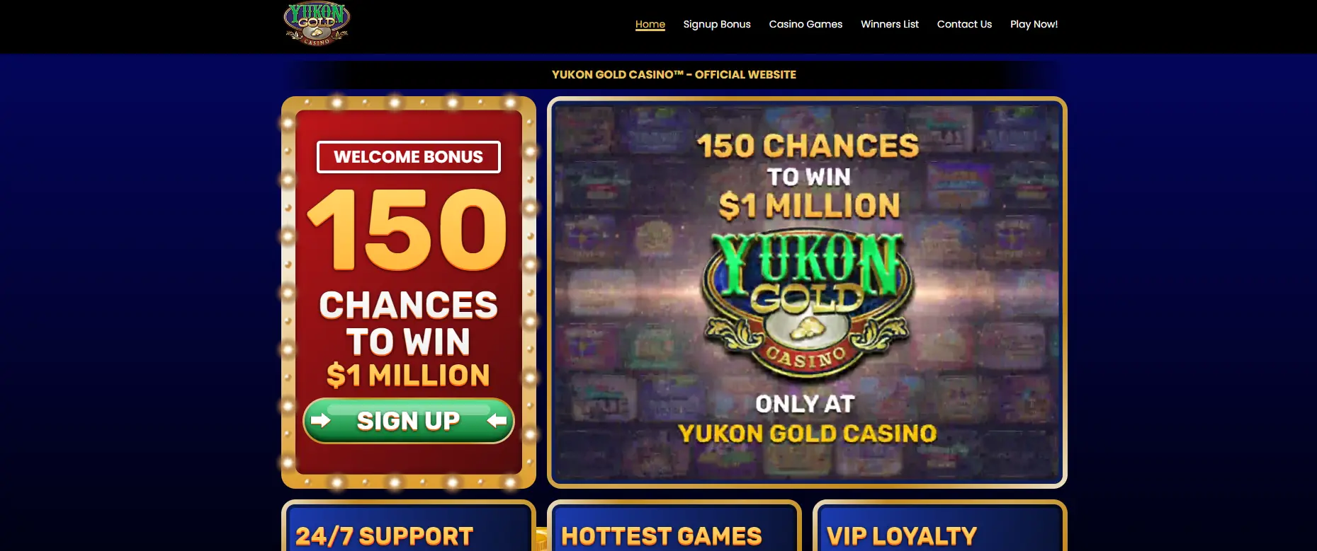 Yukon Gold bonus